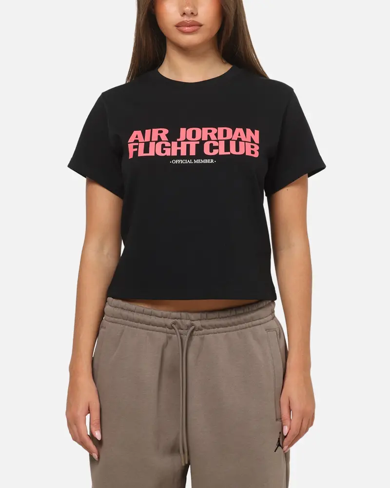 Jordan Women's Flight Club Graphic T-Shirt Black 1
