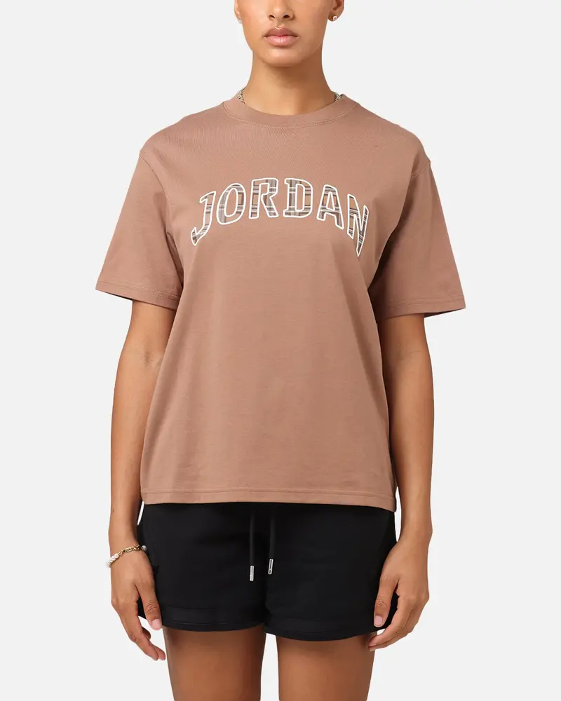 Jordan Women's Graphic T-Shirt Archaeo Brown/Sail 1