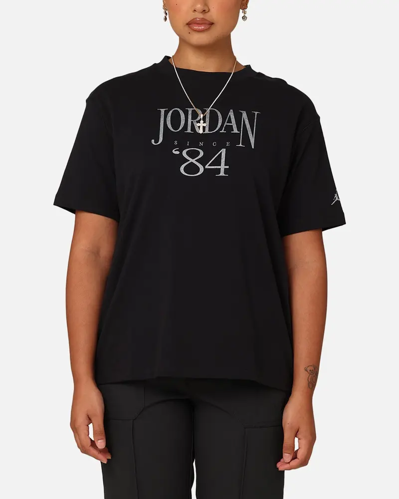 Jordan Women's Heritage Graphic T-Shirt Black/Sail 1