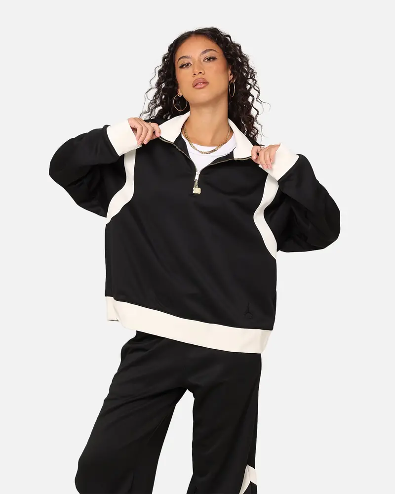 Jordan Women's (Her)Itage Suit Top Black/Sail 1