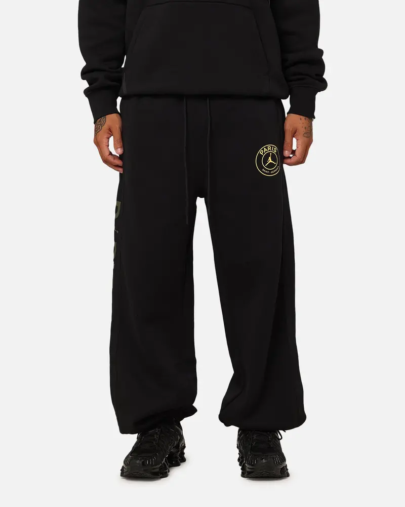 Jordan X Paris Saint-Germain Harbour Fleece Pants Black/Cargo Khaki 1