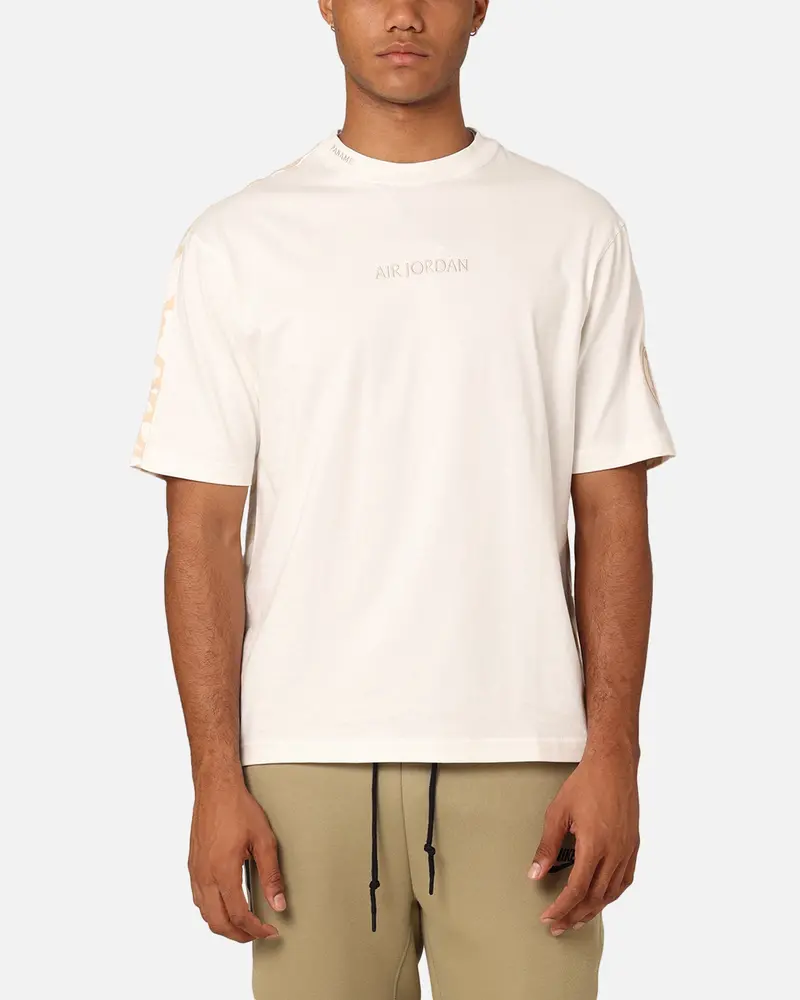 Jordan X Paris Saint-Germain Wordmark Heritage 85 T-Shirt Sail 1