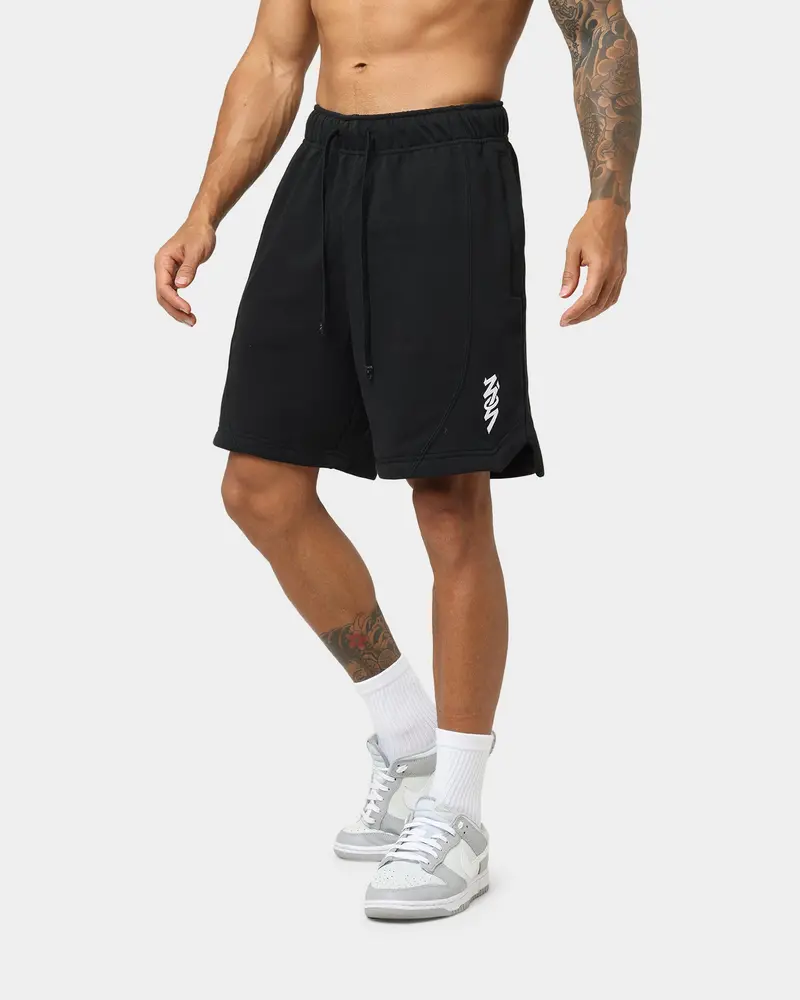 Jordan Zion Fleece Shorts Black 1
