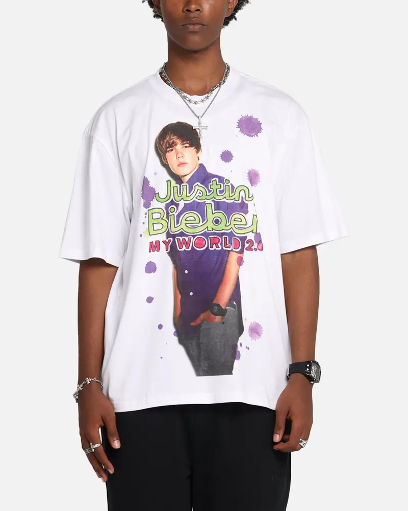 Justin Bieber My World T-Shirt White 1