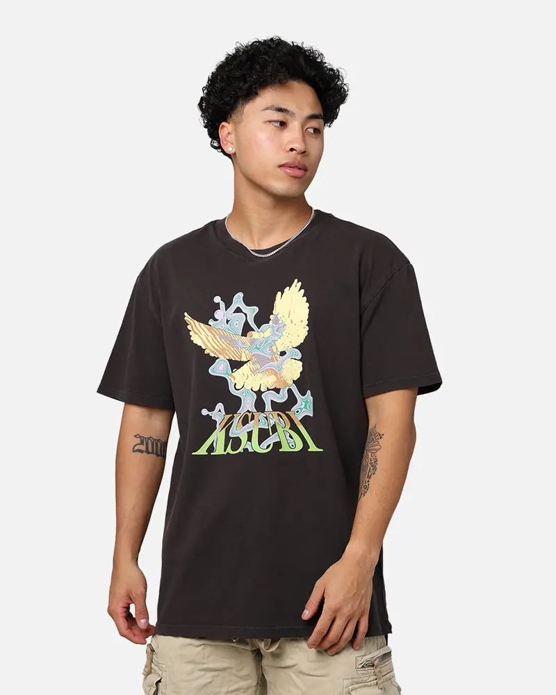 Ksubi Flight Biggie Short Sleeve T-Shirt Faded Black 1