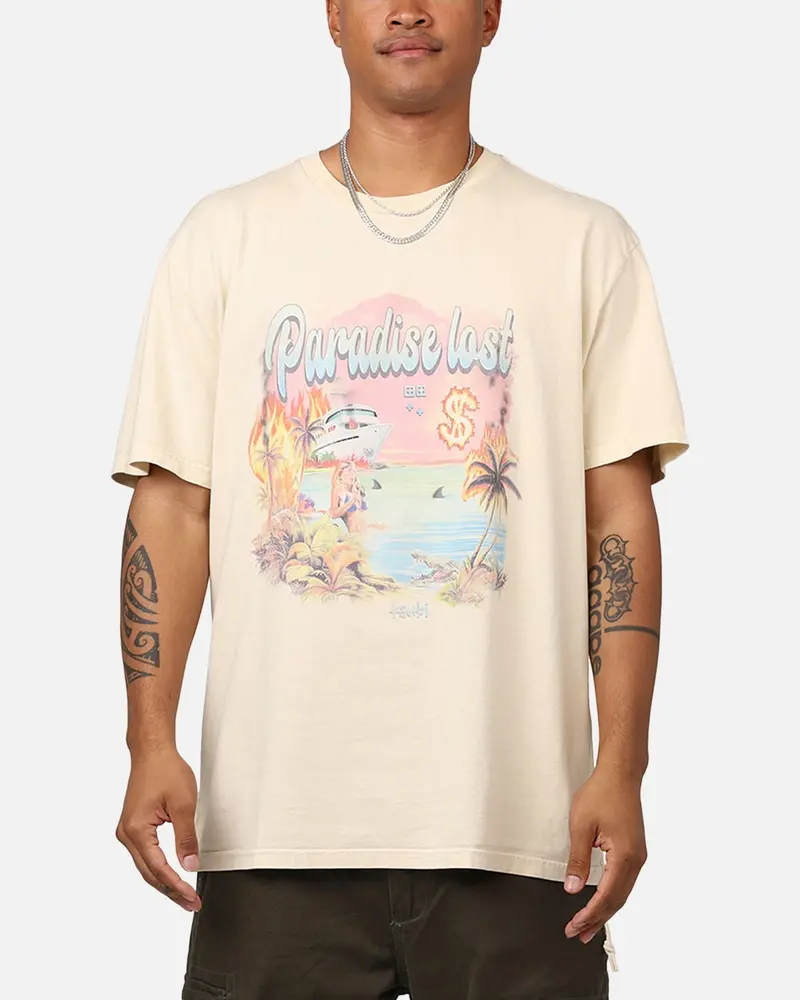 Ksubi Paradise Biggie T-Shirt Tan 1