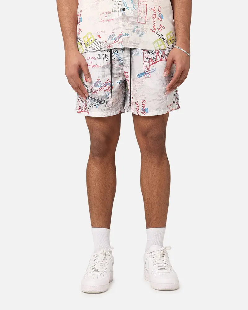 Ksubi Skrawler Board Shorts White 1