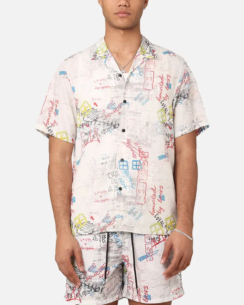 Ksubi Skrawler Resort Button Up Shirt White 1
