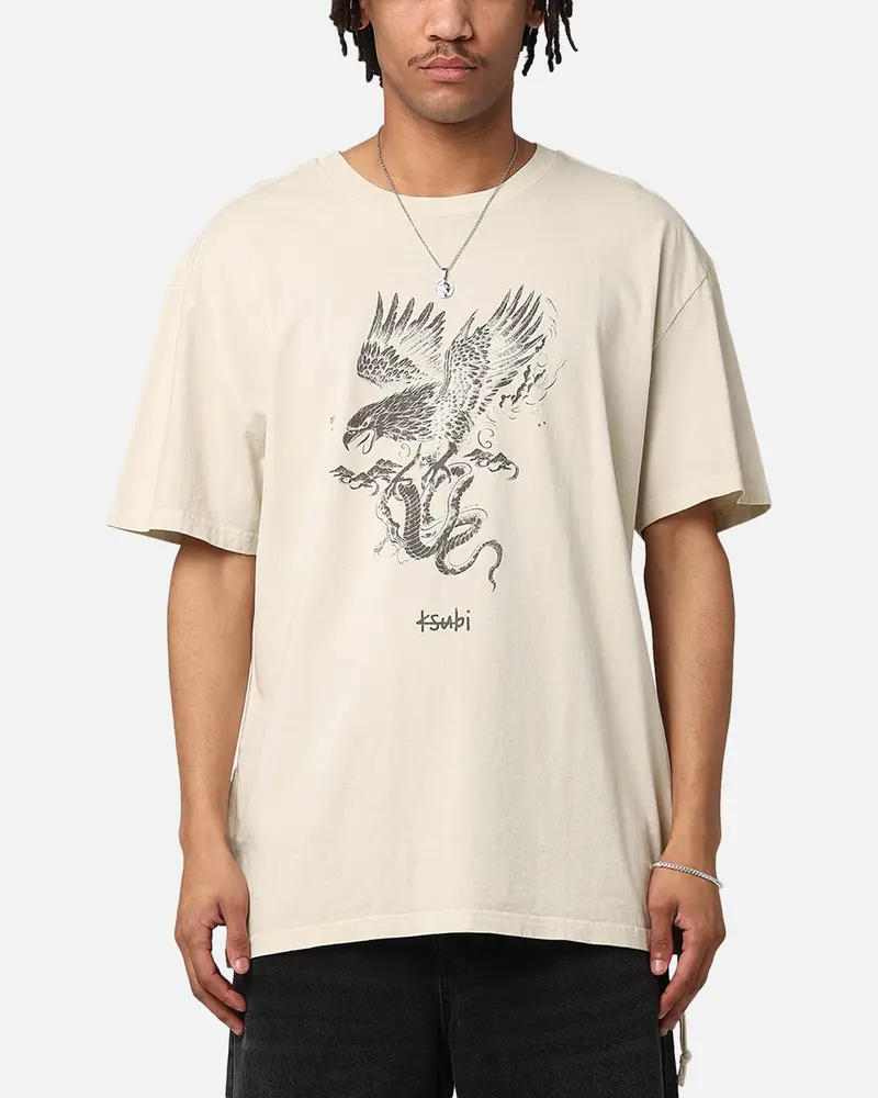 Ksubi Target Biggie Cyclone T-Shirt Tan 1