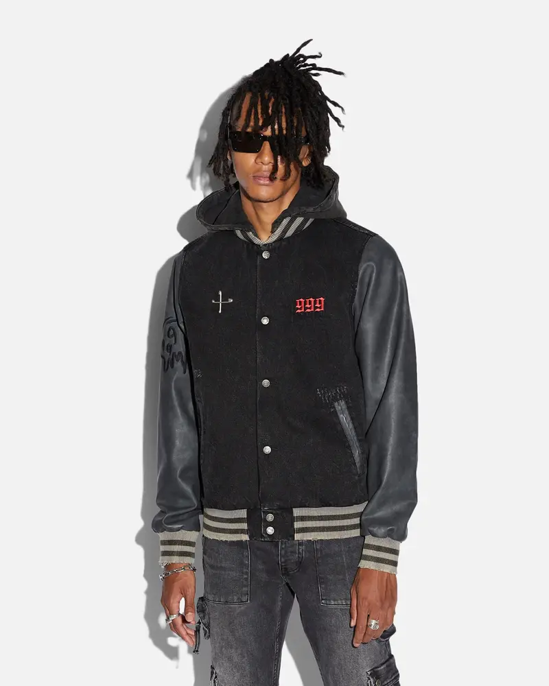 Ksubi X Juice Wrld 999 Kollage Jacket Black 1