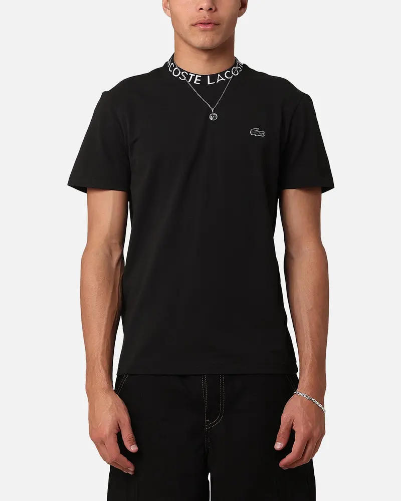 Lacoste Active Pique T-Shirt Black 1
