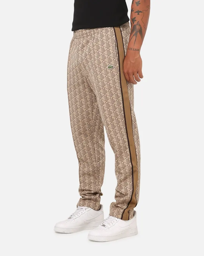 Lacoste Monogram Track Pants Croissant/Cookie 1
