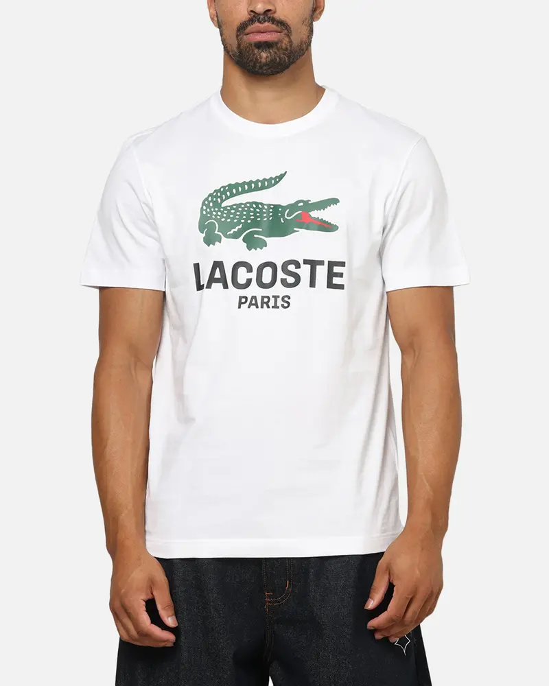 Lacoste Originals Croc Graphic T-Shirt White 1