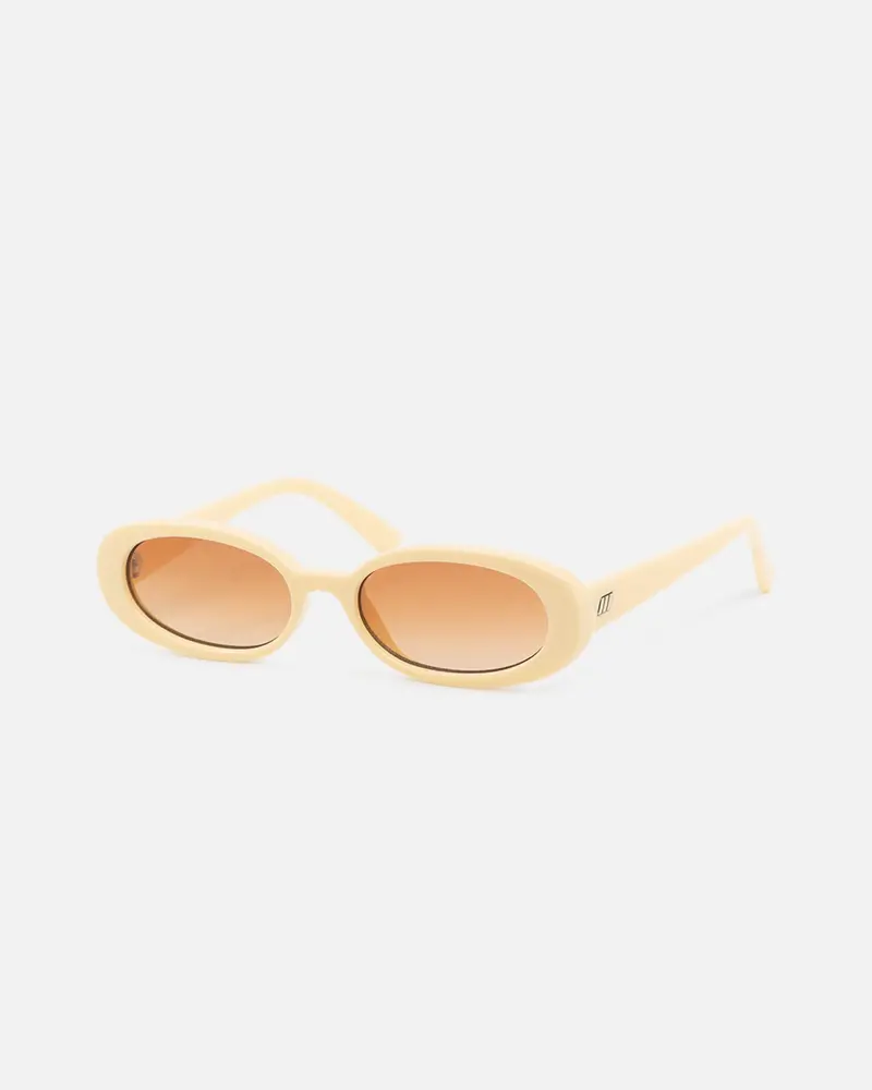 Le Specs Outta Love Sunglasses Ecru 1