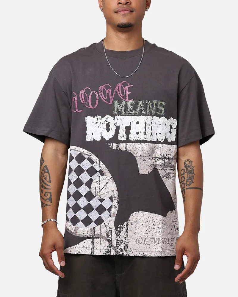 Lifted Anchors Wimbledon T-Shirt Black 1