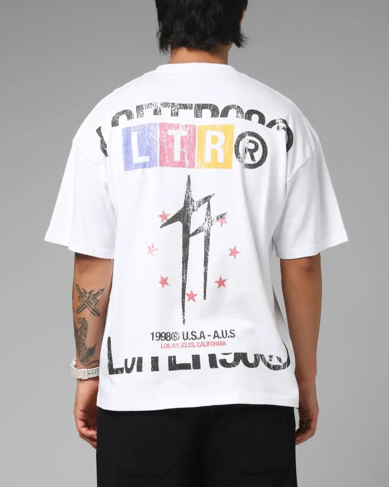 Loiter 98 Union T-Shirt White 1