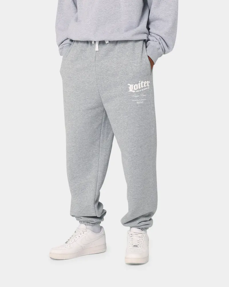 Loiter Art Studio Trackpants Grey 1