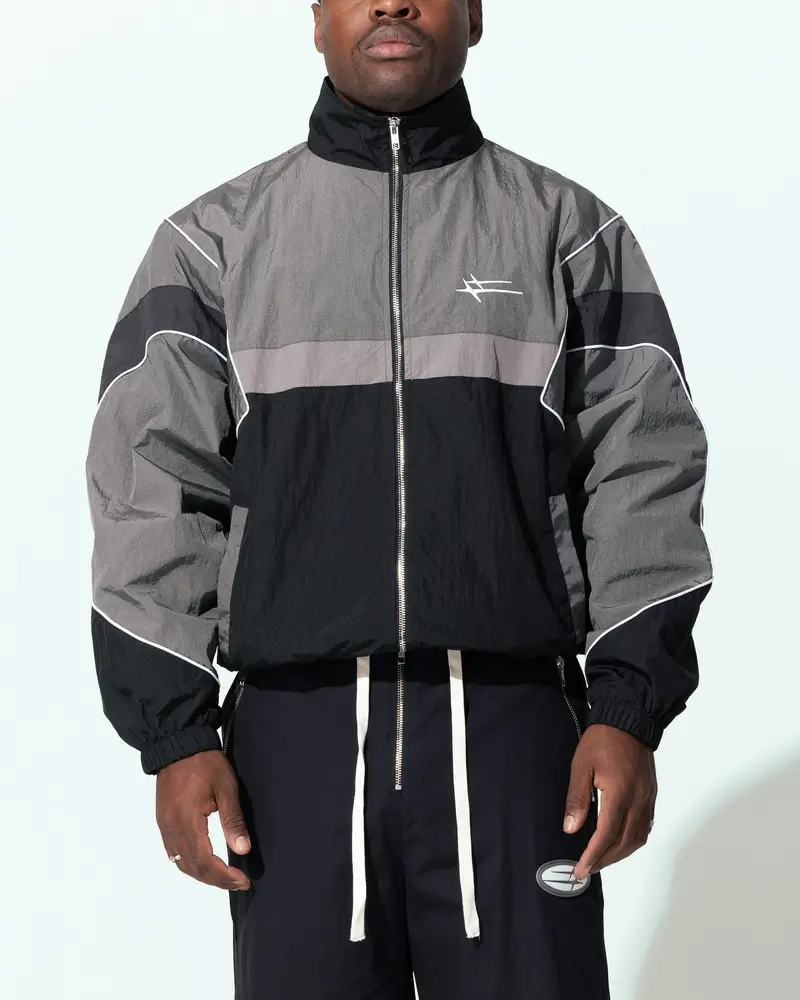 Loiter Axel Track Jacket Black/Grey 1