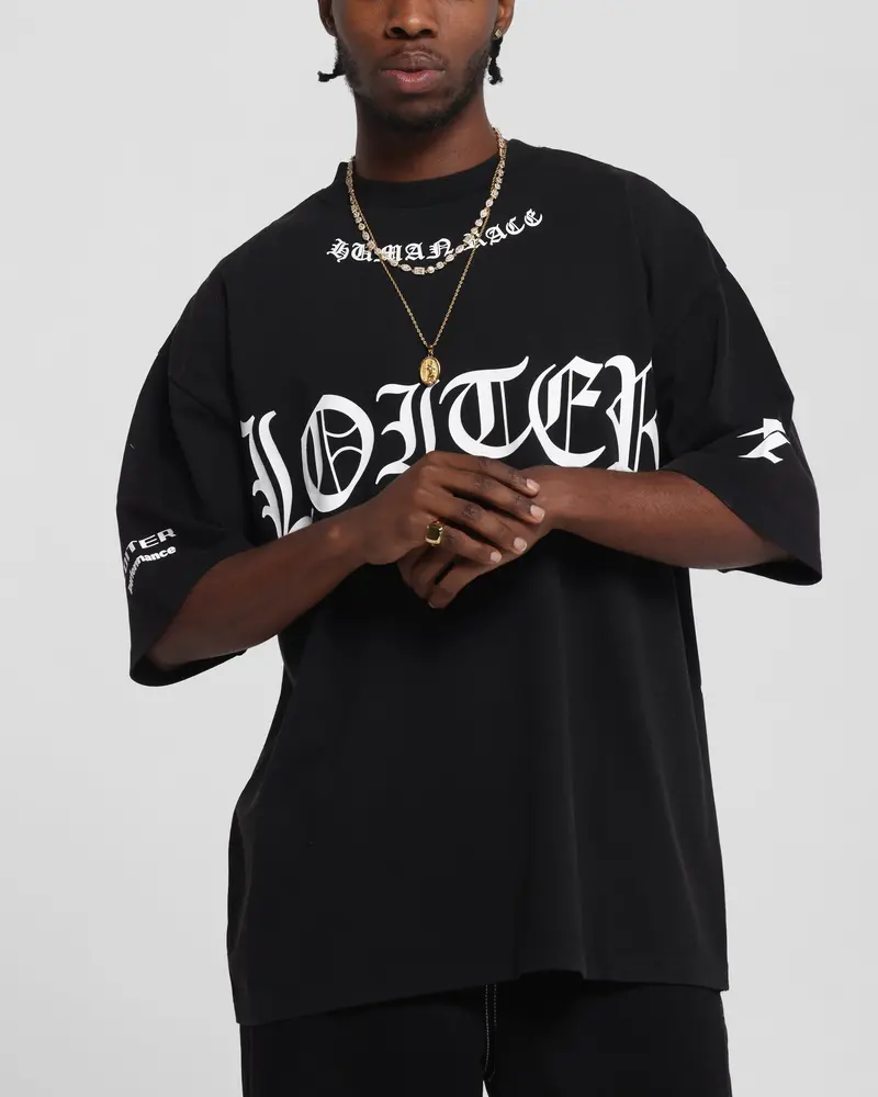 Loiter Biker Vintage T-Shirt Vintage Black 7