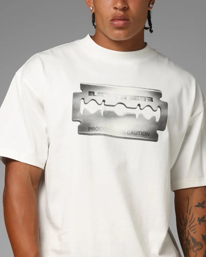 Loiter Blade T-Shirt Off White 7