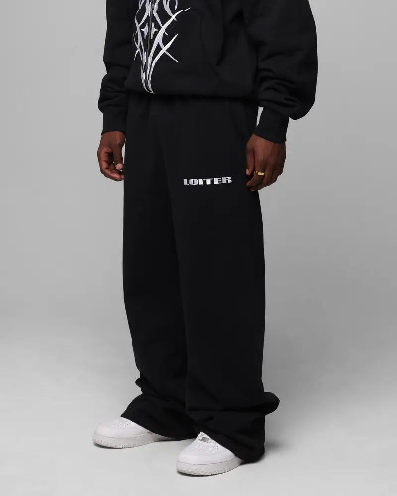 Loiter Blood Born Track Pants Black 1