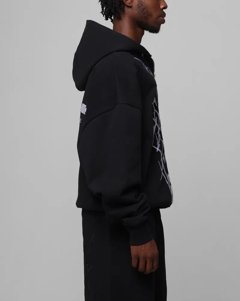 Loiter Blood Born Zip Hoodie Black 5