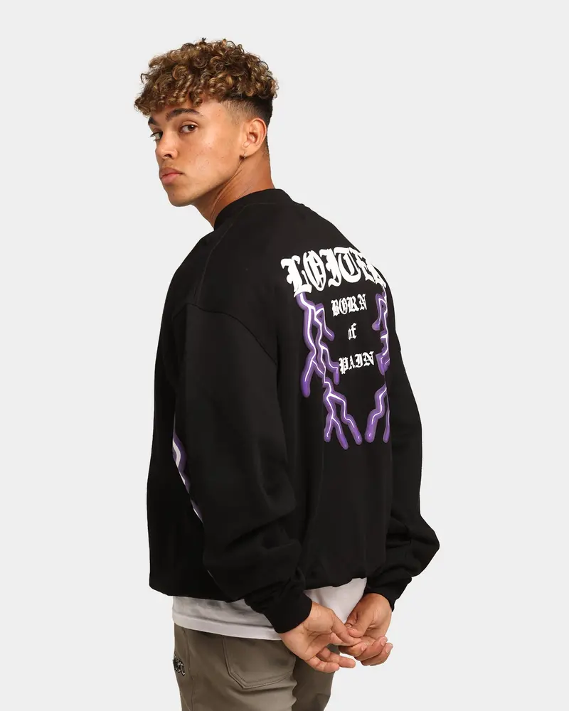 Loiter Born Of Pain Crewneck Black 1