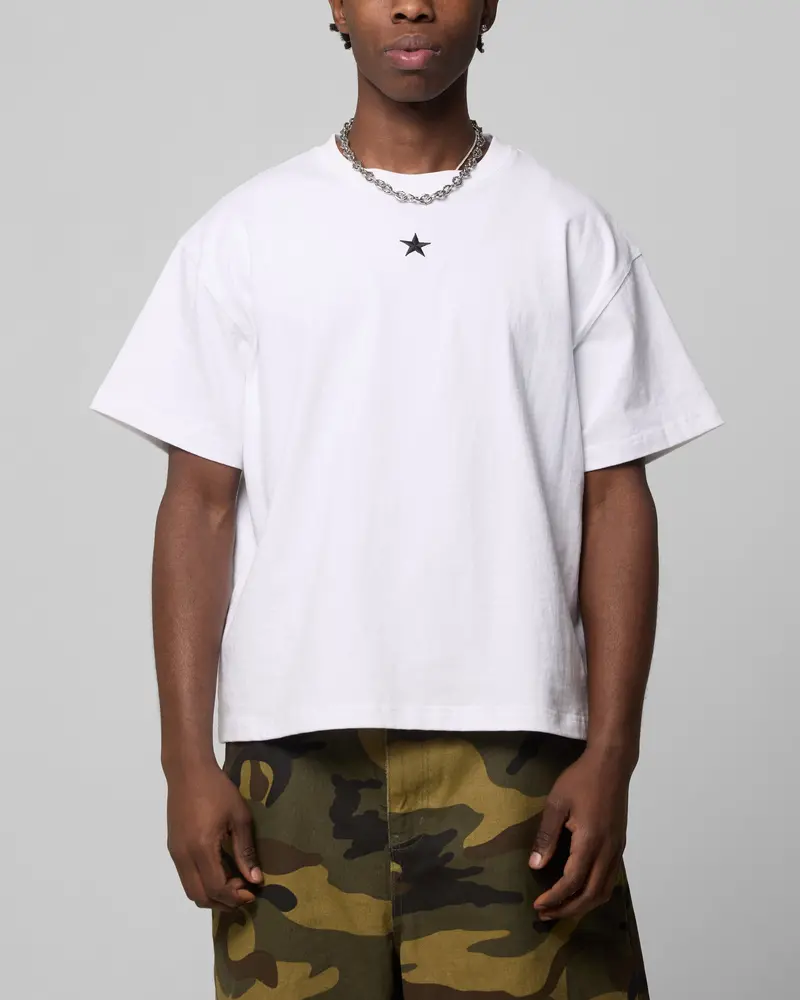 Loiter Boxer Fitted T-Shirt White 1