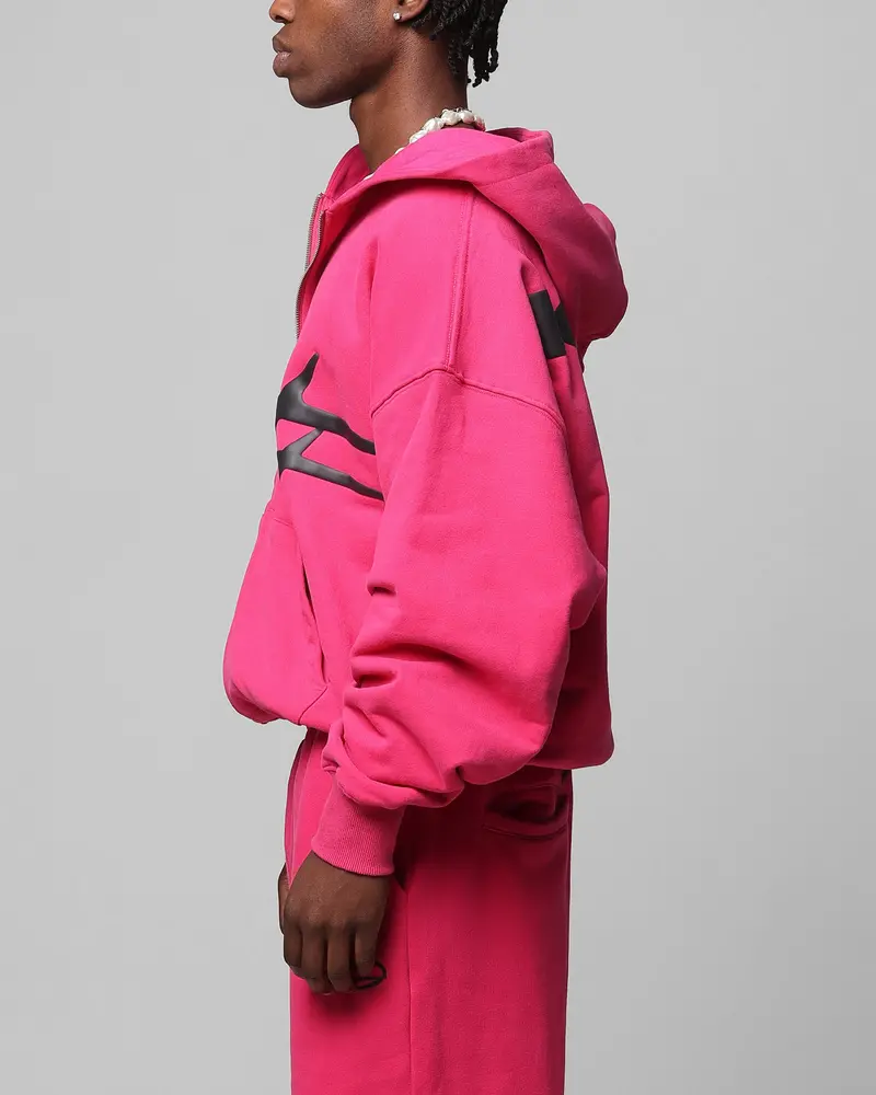 Loiter Celestial Full Zip Hoodie Pink 6