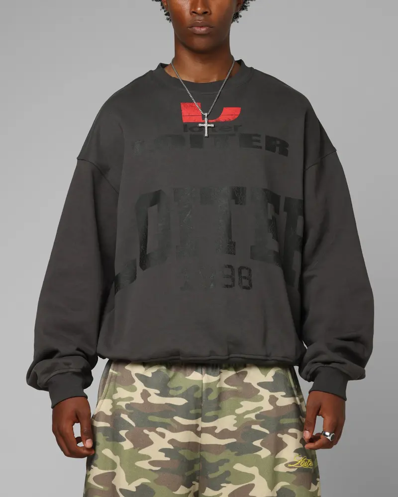 Loiter Champ Crewneck Black 1