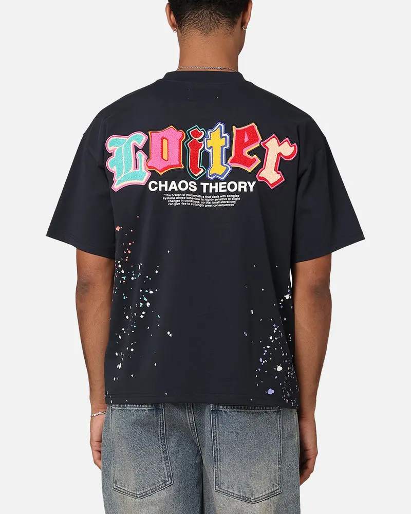 Loiter Chaos Theory T-Shirt Navy 1