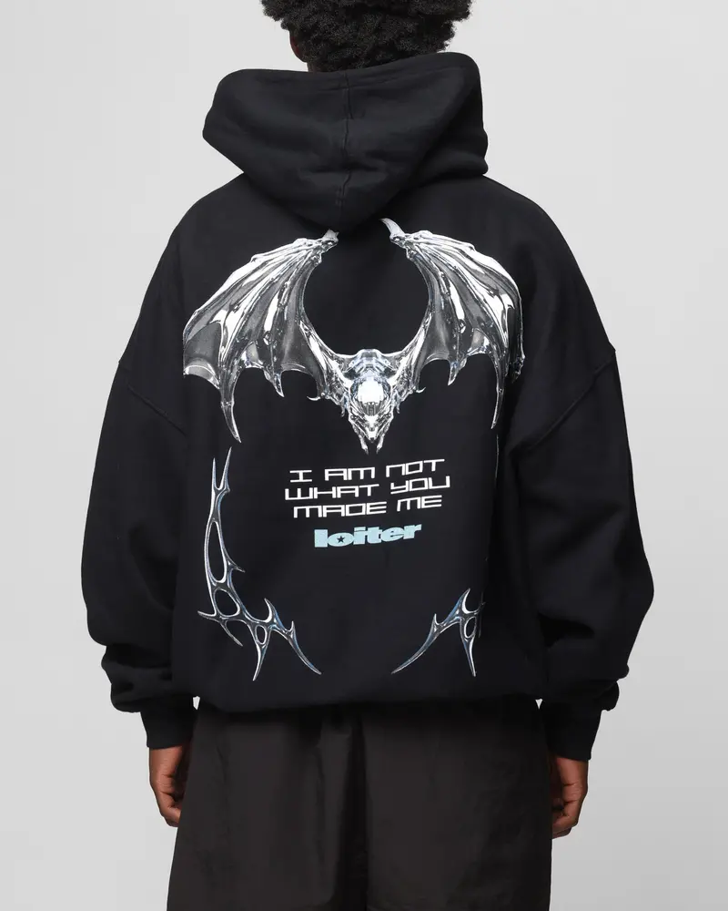 Loiter Chrome Deceiver Hoodie Black 1