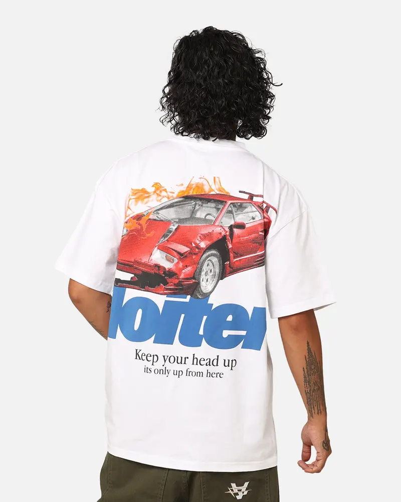 Loiter Collision T-Shirt White 1