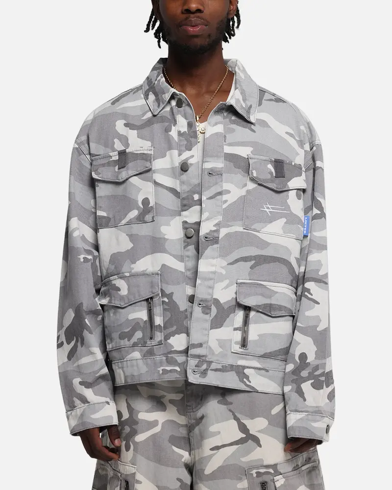 Loiter Combat Utility Jacket Snow Camo 1