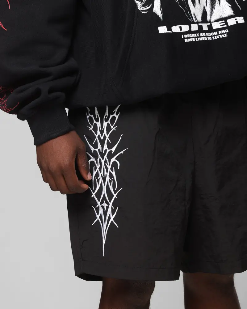 Loiter Cyber Beach Shorts Black 4
