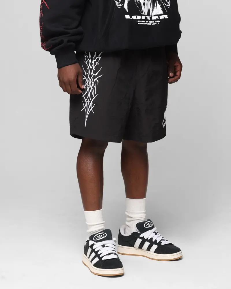 Loiter Cyber Beach Shorts Black 5