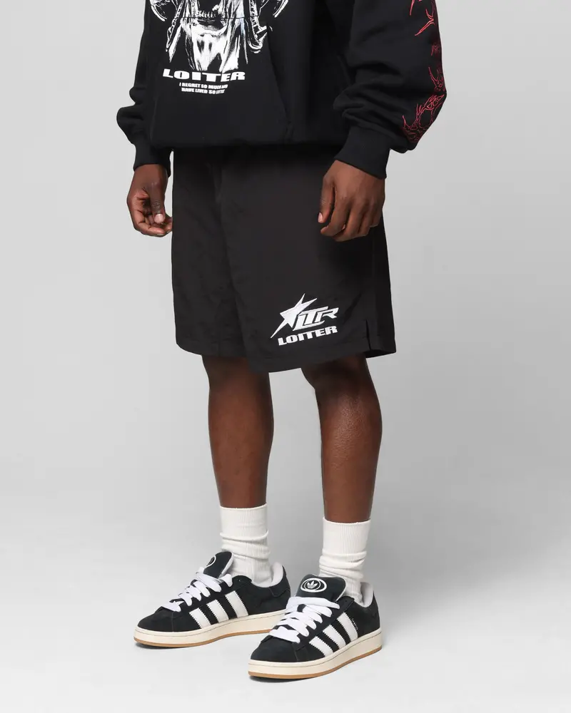 Loiter Cyber Beach Shorts Black 6