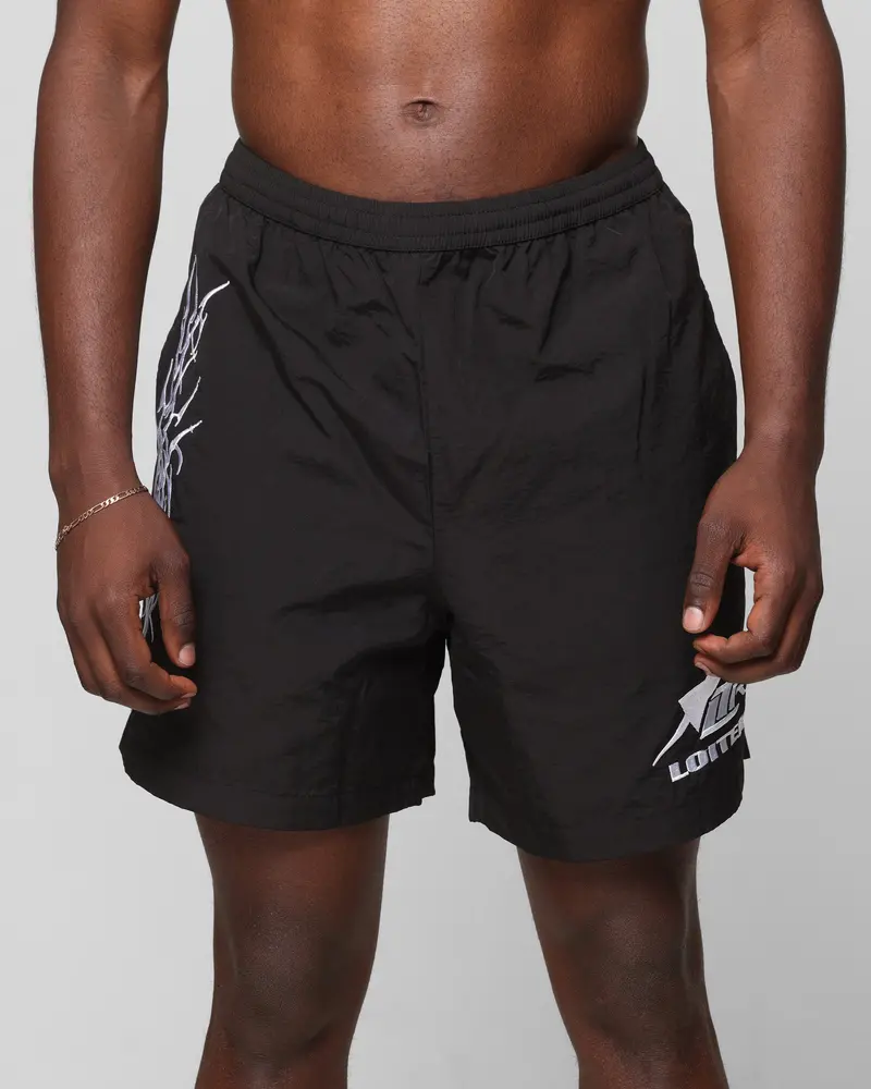 Loiter Cyber Beach Shorts Black 7