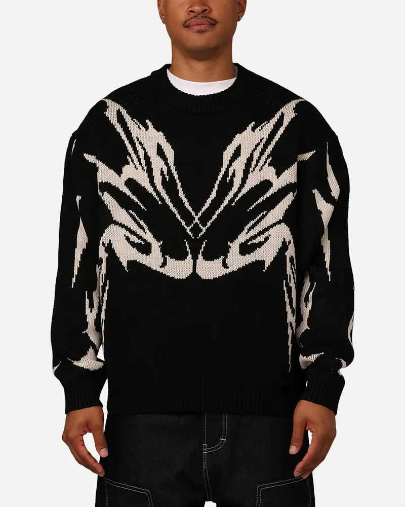 Loiter Cyber Knit Sweater Black 1