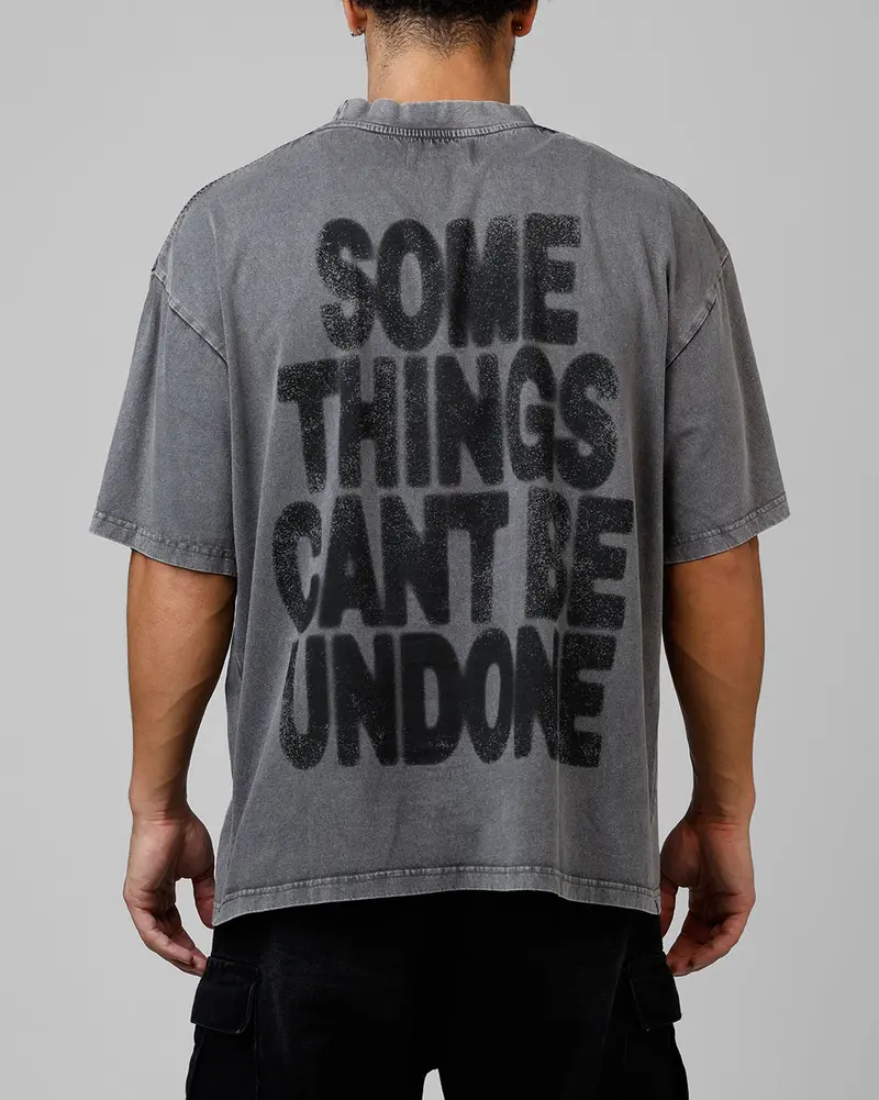 Loiter Desire T-Shirt Washed Charcoal 1