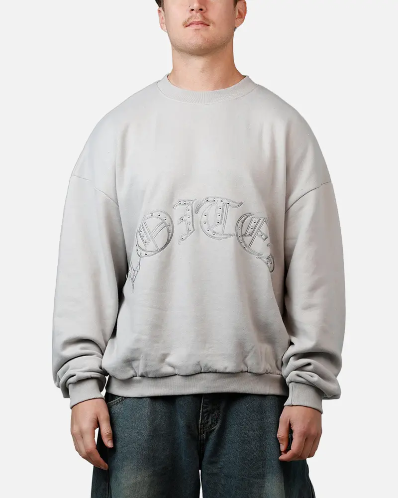Loiter Destruct Crewneck Grey 1