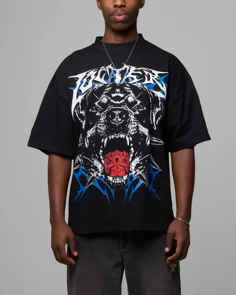 Loiter Dog Eat Dog Vintage T-Shirt Black 1