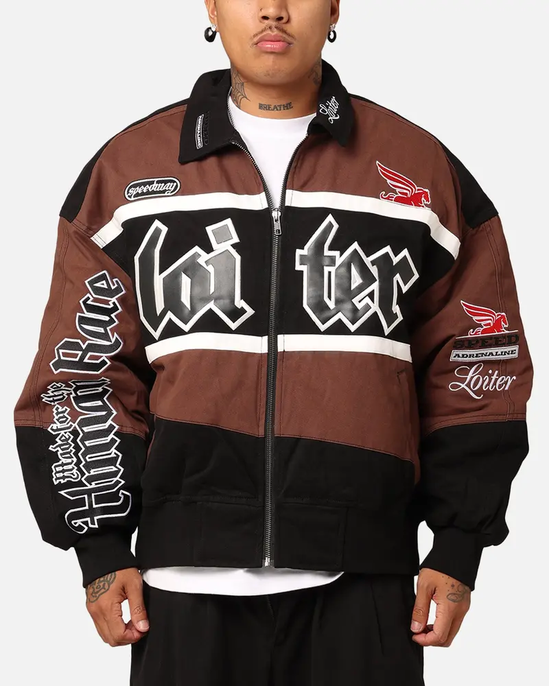 Loiter Drift Circuit Jacket Brown 1