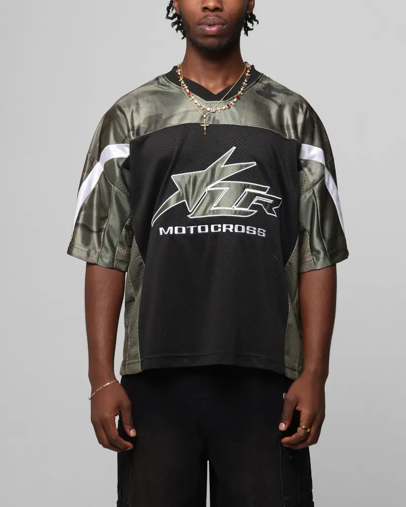 Loiter End Zone Jersey Black/Camo 1