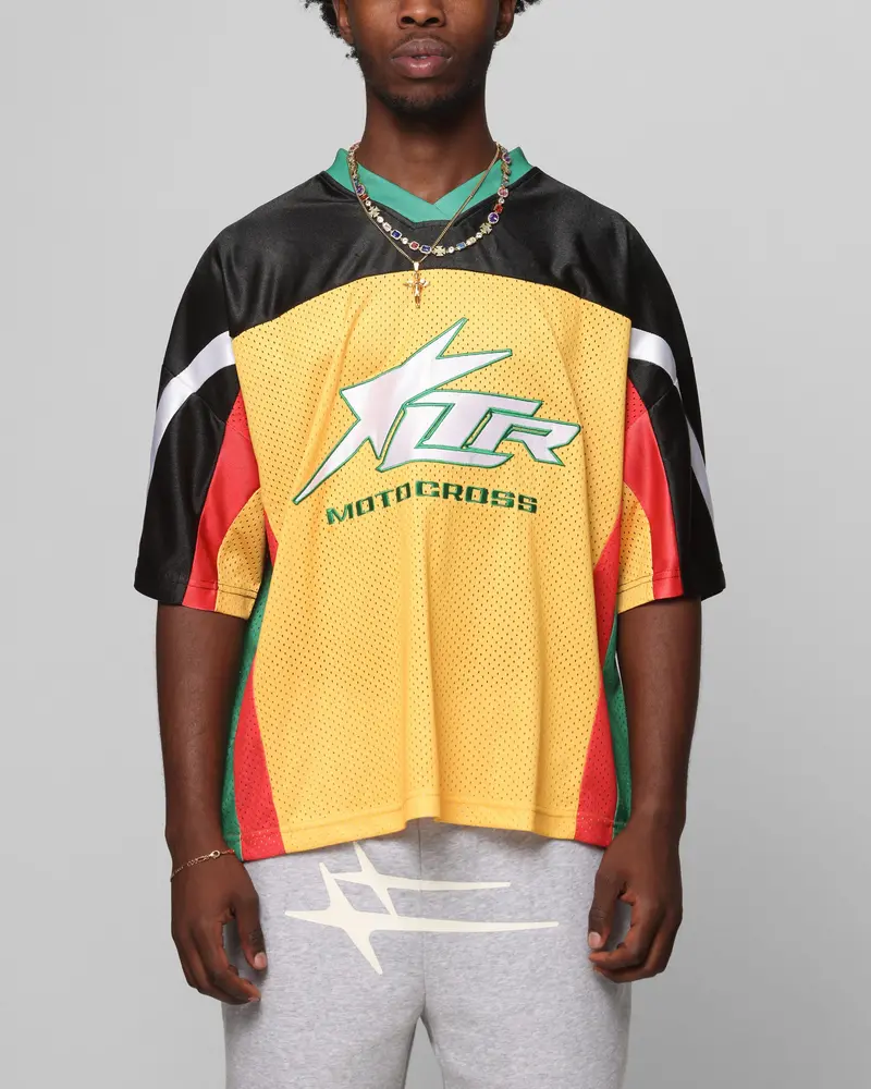 Loiter End Zone Jersey Yellow/Green/Red 1