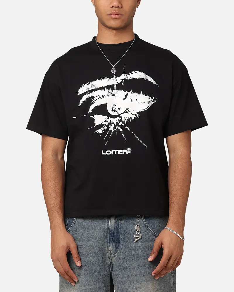 Loiter Eyes Can't Lie T-Shirt Black 1