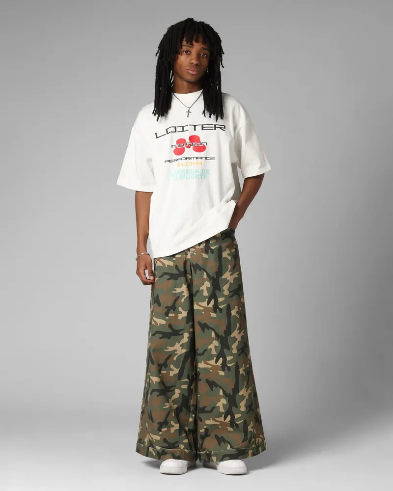 Loiter F-22 Raver Jeans Woodland Camo 2