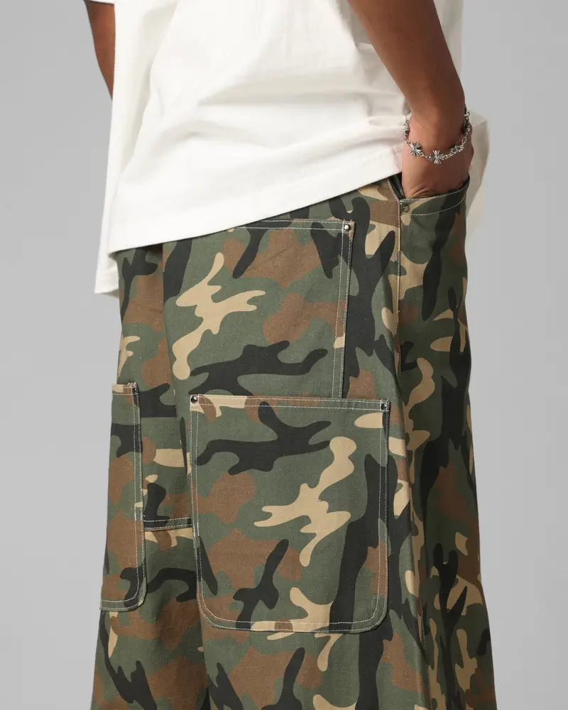 Loiter F-22 Raver Jeans Woodland Camo 4