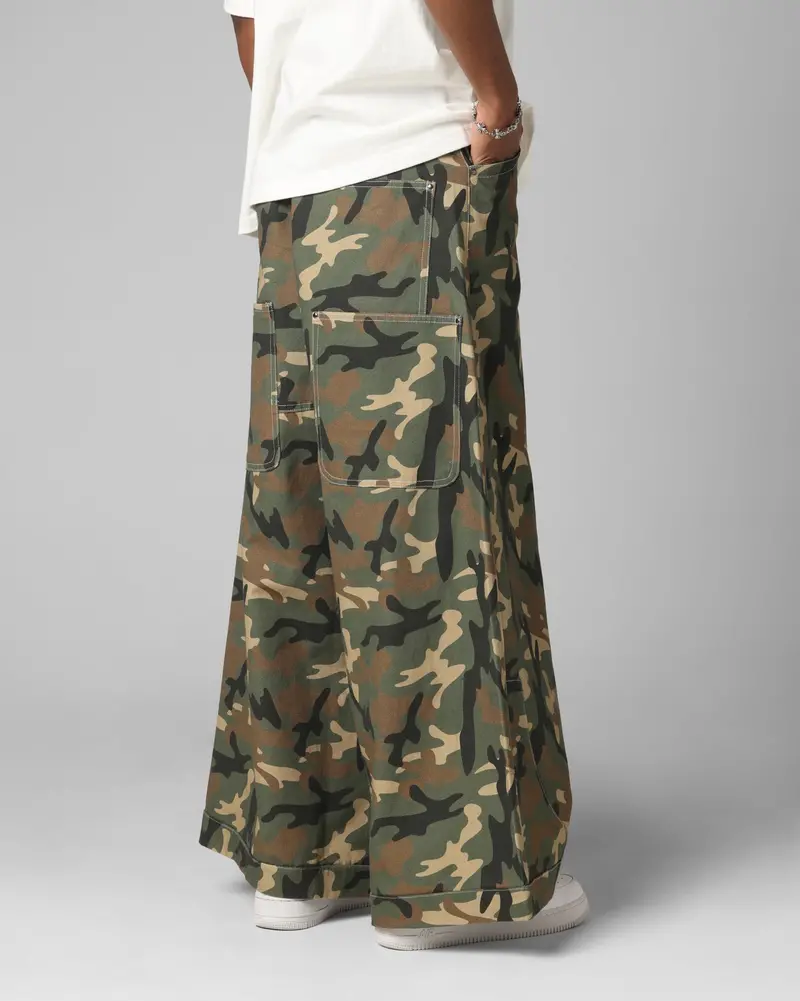 Loiter F-22 Raver Jeans Woodland Camo 6