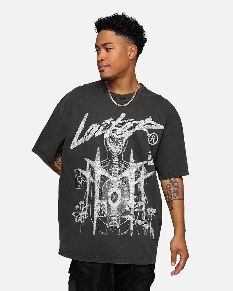 Loiter Firing Range Vintage T-Shirt Black Wash 1
